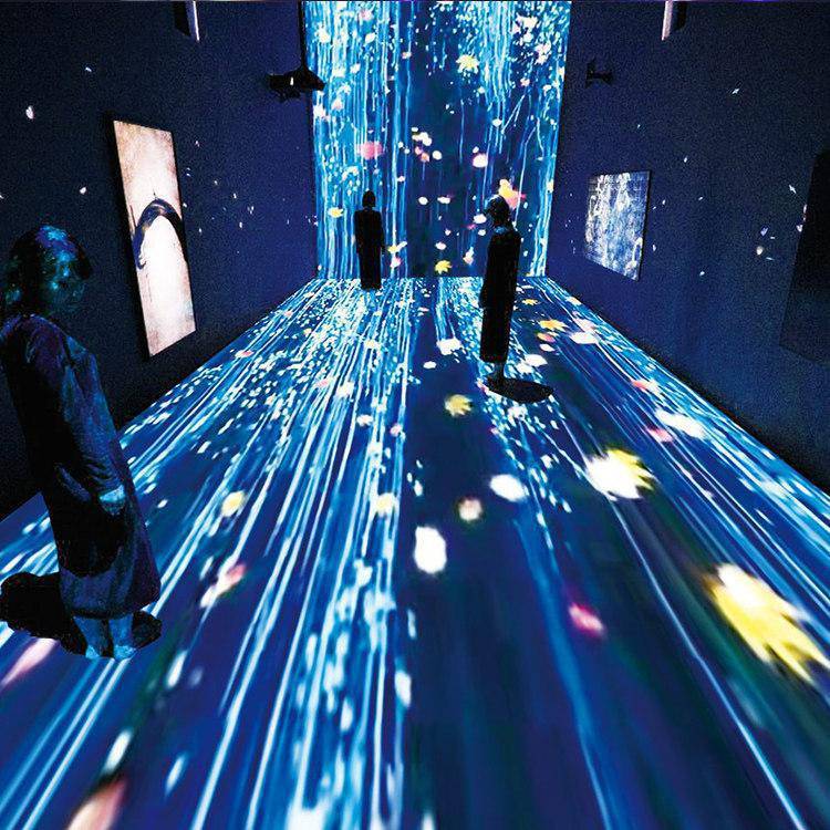 【地面全息投影3d互动游戏 全息投影主题餐厅 3d裸眼沉浸式互动投影仪
